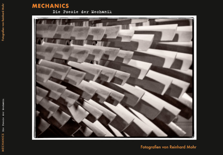 Titelseite des Fotobuchs Mechanics von Reinhard Mohr, Fotograf, München