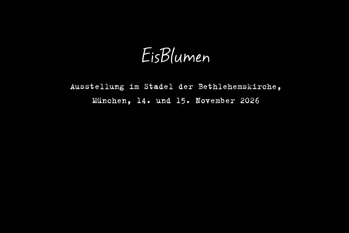 Testimonial für die Fotoausstellung EisBlumen 2026 von Reinhard Mohr, München