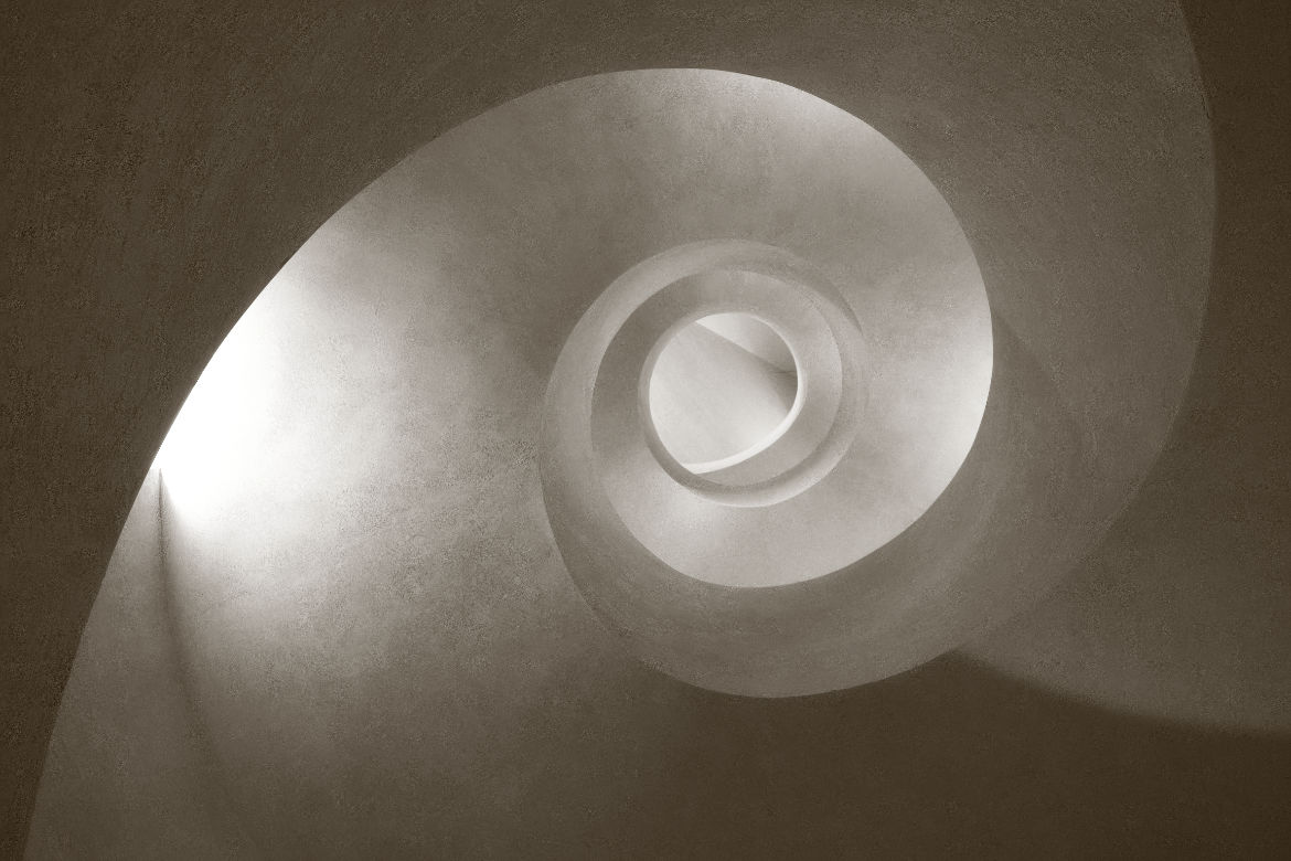 Treppe in Colmar, Reinhard Mohr Fotografie, Ausstellung in München 2025, Fotoserie Treppen – Stairways to Heaven